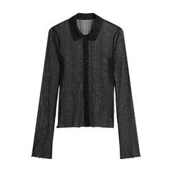 Bershka Bluza črna