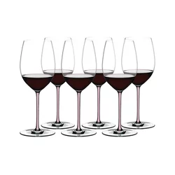 RIEDEL FATTO A MANO CABERNET/MERLOT Set čaša za crveno vino, 6 komada, 709ml, Roze