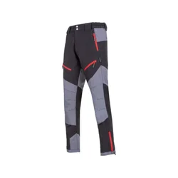 LAHTI PRO hlače Softshell, črno-sive, 2XL, L4052405