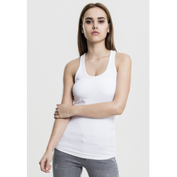 Womens jersey tank top white