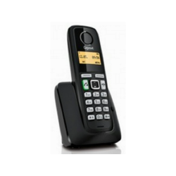 Gigaset A220 brezžični (DECT) telefon, črn