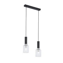 Jupiter 1868 - TU2 - Viseći luster na sajli TULUZA 2xE27/60W/230V srebran