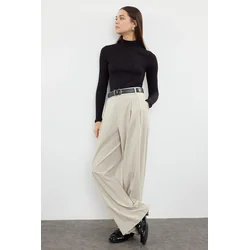 Trendyol Black Transparent Fine Knitwear Sweater