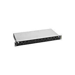 SCHRACK FO Panel 19,za 24xLCdx adaptera,prazan,1HU,crni,PREMIUM