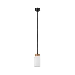 Luster na kablu MARKUS 1xE27/15W/230V crna/hrast