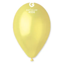 Gemar Kovinski baloni - Baby rumena 26 cm