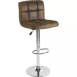 BARSKA STOLICA braon, boja hroma metal, tekstil