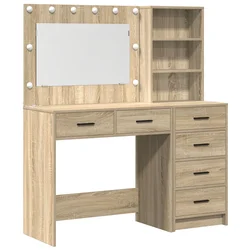 Toaletni stol Smeđa 78.5 x 41 x 135 cm Konstruirano drvo