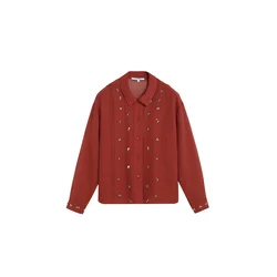 Scalpers Bluza rjasto rjava