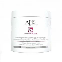 SECRET OF YOUTH Maska protiv bora i za zatezanje lica od algi sa Rooibos i Linefill™ kompleksom 200g |APIS COSMETICS| Kozmo