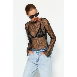 Trendyol Milla Ženska bluza, Crna