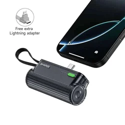 KJB Prenosna USB baterija Flow Mini 2, 5000 mAh, črn
