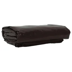 Cerada 650g / m2 Smeđa 4 x 4 m Platno s PVC premazom