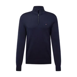 TOMMY HILFIGER Pulover ESSENTIAL temno modra