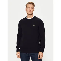 Lacoste Pulover AH2916 Mornarsko modra Regular Fit