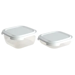 Plastična posuda Frigo Linea set 2/1, Bela