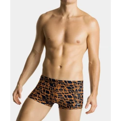 Mens Swim Shorts ATLANTIC - Dark Blue/Orange
