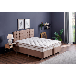 Hanah Home Francuski ležaj Helen, 180x100x200 cm, Braon