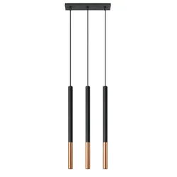 Sollux SL.0889 - Luster na sajli MOSAIC 3xG9/12W/230V crna/bakar