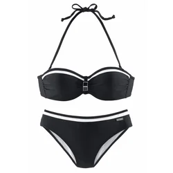 LASCANA Bikini, črna
