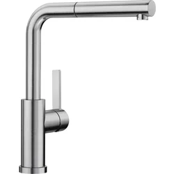 BLANCO Baterija za sudoperu Lanora-S-F, 96x261x298mm, Sa tušem, Siva