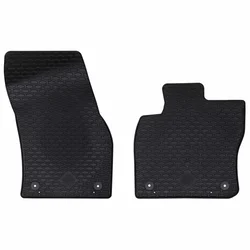 Auto tepih 2 pcs Crna prikladno za VW CADDY 2020- Guma