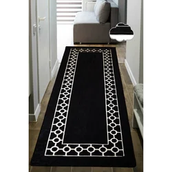Conceptum Hypnose Tepih Bague, 80x200 cm, Crno-beli