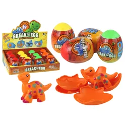 shumee Čarobno razpokano jajce dinozaver v lupini 4 barve 6 cm