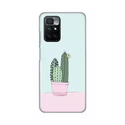 TELEMPIRE Silikonska maska Print za Xiaomi Redmi 10/10 Prime Cactus svetloplava