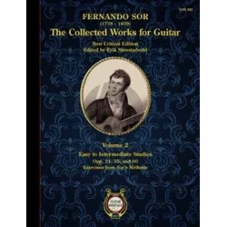 SOR:THE COLLECTED WORKS FOR GUITAR VOL.2 EASY TO INTERM. STUDIES OPP.31,35 & 60