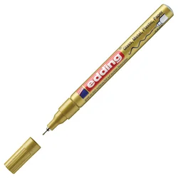 Marker permanentni lakirajući 0,8mm edding 780 zlatni