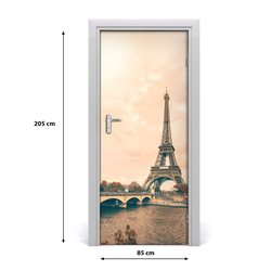 tulup.si Tapete na vratih Eifflov stolp 85x205 cm