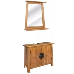 Set kupaonskog namještaja od masivne borovine