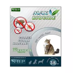 MAX BIOCIDE Ogrlica za mačke protiv kožnih parazita
