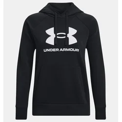 Under Armour RIVAL FLEECE BIG LOGO HD, ženski pulover, crna 1379501