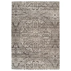 Kayoom RAVNO TKANA PREPROGA Davio 400   160/230 cm  tkano siva