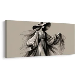 Slika modna silhueta ženske - 80x40