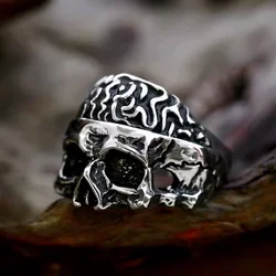 Prstan Steel Skull Punk - SS8-1196R