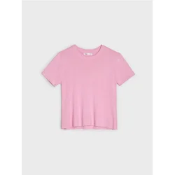 Sinsay - Viskozni džemper sa kratkim rukavima - pastelno roze