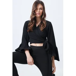 Trend Alacati Stili Ženska bluza Alc-X14718, Crna