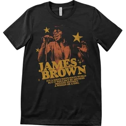 James Brown Majica Its a Mans World Unisex Black S