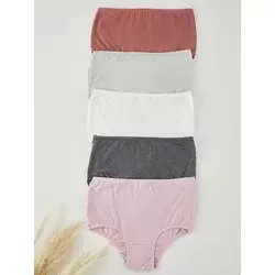 Trendyol Milla Ženski set donjeg veša Thmss25Ku00030, 5 komada, Sivi