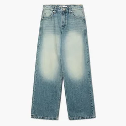 Cropp - Baggy farmerke ispranog izgleda - PLAVA