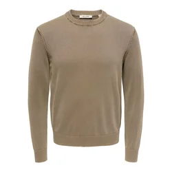 Only & Sons Pulover ONSGarson temno siva