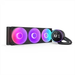 NZXT Kraken 360 Elite V2 RGB kućište za procesor sa vodenim hlađenjem, 1x360mm F360 RGB jezgro ventilatora, RGB kontroler, sa 2.72 IPS ekranom, RL-Kr36E-B2