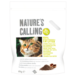 Natures Calling mačji pesek - Varčno pakiranje: 2 x 6 kg