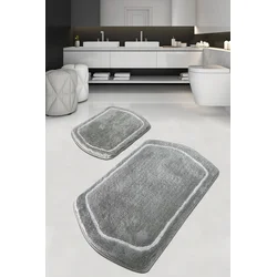 Lessentiel Maison Set 2 prostirke za kupatilo Sivi