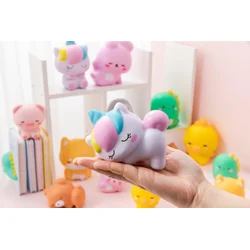 Igrača LAZY STARS mini squishy - samorog