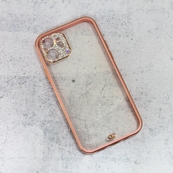 Maska za telefon Cirkon Camera za iPhone 12 6.1 roze