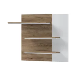 JELA Viseća polica STELA-VP - kolekcija Stela - Tobacco hrast/Kristalno Bela HG Lak - 108x82x20 cm